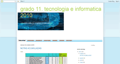 Desktop Screenshot of grado11-2010.blogspot.com