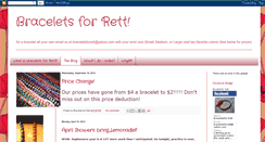 Desktop Screenshot of braceletsforrett.blogspot.com