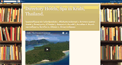 Desktop Screenshot of directoryhotelspainkrabi.blogspot.com