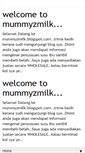 Mobile Screenshot of mummyzmilk.blogspot.com