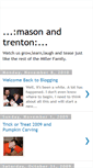 Mobile Screenshot of masonandtrenton.blogspot.com