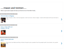 Tablet Screenshot of masonandtrenton.blogspot.com