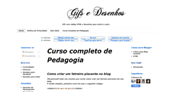 Desktop Screenshot of gifsedesenhos.blogspot.com