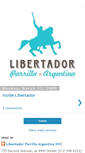 Mobile Screenshot of libertador-parrillaargentinanyc.blogspot.com