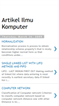 Mobile Screenshot of ilmukomputerdi.blogspot.com