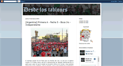 Desktop Screenshot of desdelostablones.blogspot.com