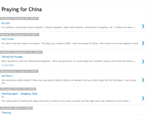 Tablet Screenshot of prayingforchina.blogspot.com