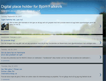 Tablet Screenshot of bjornfalkevik.blogspot.com