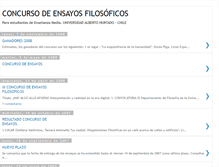 Tablet Screenshot of concursoensayosfilosoficos.blogspot.com