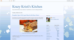 Desktop Screenshot of krazykristiskitchen.blogspot.com