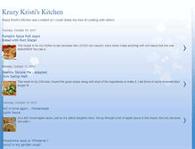Tablet Screenshot of krazykristiskitchen.blogspot.com