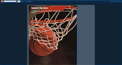 Desktop Screenshot of basket-maniacs.blogspot.com