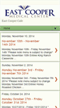 Mobile Screenshot of eastcoopercafe.blogspot.com