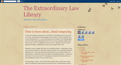 Desktop Screenshot of lawlibextraordinaire.blogspot.com