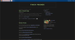 Desktop Screenshot of finchfriends.blogspot.com