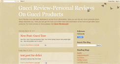 Desktop Screenshot of gucci-review.blogspot.com