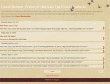 Tablet Screenshot of gucci-review.blogspot.com