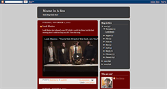 Desktop Screenshot of mooseinabox.blogspot.com