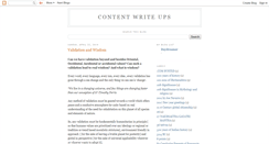 Desktop Screenshot of contentwriteups.blogspot.com