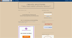 Desktop Screenshot of createsolutions.blogspot.com