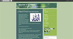 Desktop Screenshot of nash-welcometomyworld.blogspot.com