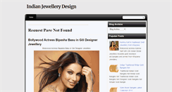 Desktop Screenshot of indiansjewellerydesigns.blogspot.com