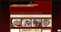 Desktop Screenshot of globalcuisineinmyplatter.blogspot.com