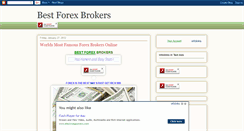 Desktop Screenshot of bestforexbrokersworld.blogspot.com