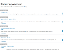 Tablet Screenshot of blunderingamerican.blogspot.com