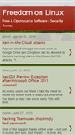 Mobile Screenshot of freedomonlinux.blogspot.com