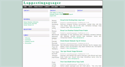 Desktop Screenshot of loppestingogsager.blogspot.com