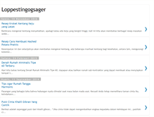 Tablet Screenshot of loppestingogsager.blogspot.com