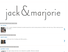 Tablet Screenshot of jackandmarjorie.blogspot.com