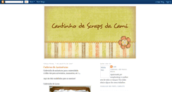 Desktop Screenshot of camilascrap.blogspot.com