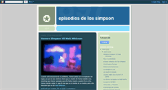 Desktop Screenshot of episodiosdelossimpson.blogspot.com