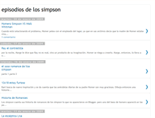 Tablet Screenshot of episodiosdelossimpson.blogspot.com