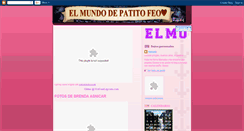 Desktop Screenshot of patitofeoeslamejor.blogspot.com