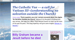 Desktop Screenshot of catholicvox.blogspot.com