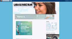 Desktop Screenshot of laraalvarezblog.blogspot.com