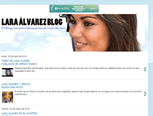 Tablet Screenshot of laraalvarezblog.blogspot.com