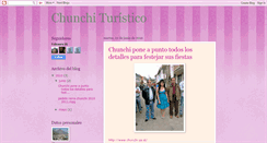 Desktop Screenshot of chunchituristico.blogspot.com