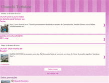 Tablet Screenshot of chunchituristico.blogspot.com