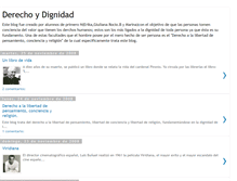 Tablet Screenshot of derechoydignidad.blogspot.com