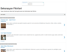 Tablet Screenshot of dekorasyon-fikirleri.blogspot.com