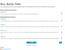 Tablet Screenshot of burclarfallar.blogspot.com