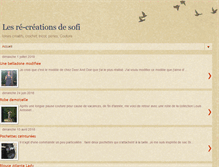 Tablet Screenshot of lesre-creationsdesofi.blogspot.com