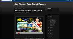 Desktop Screenshot of livestreamjunkieonlinefree.blogspot.com