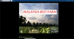 Desktop Screenshot of malaysiabestfarm.blogspot.com