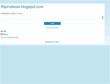 Tablet Screenshot of filipinobosoblogspotcom.blogspot.com