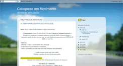 Desktop Screenshot of catequesediocesesetelagoas.blogspot.com